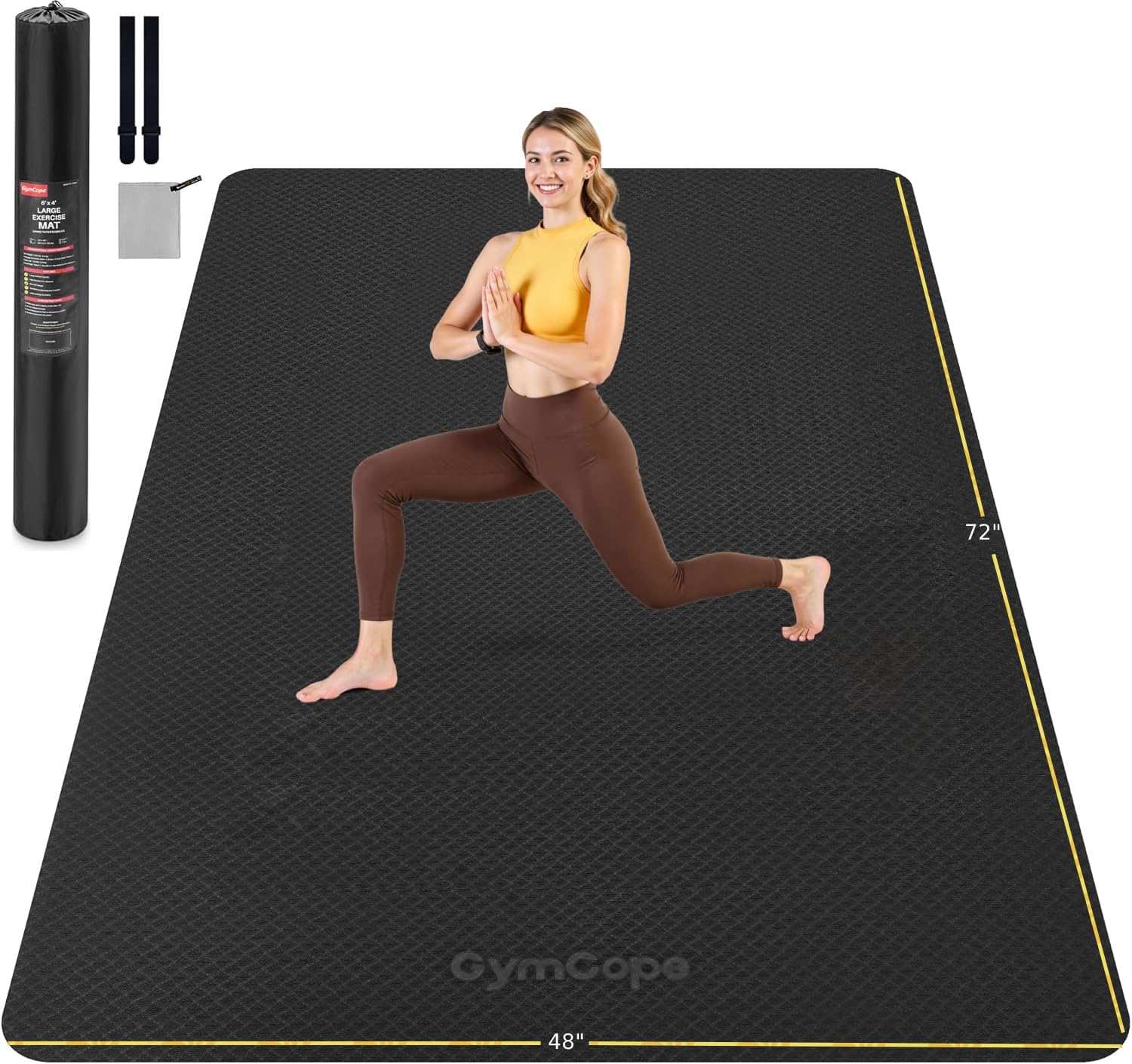 Pilates Yoga Or - Очень большой коврик для йоги 72x48