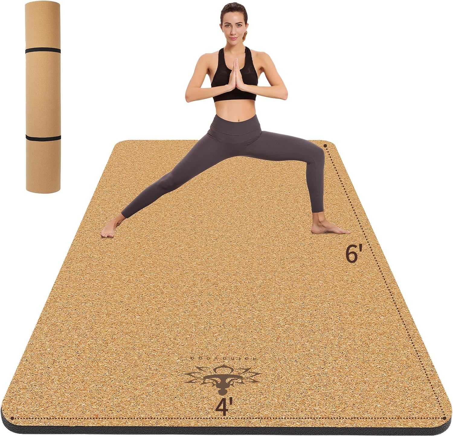 Pilates Yoga Or - Очень большой коврик для йоги из