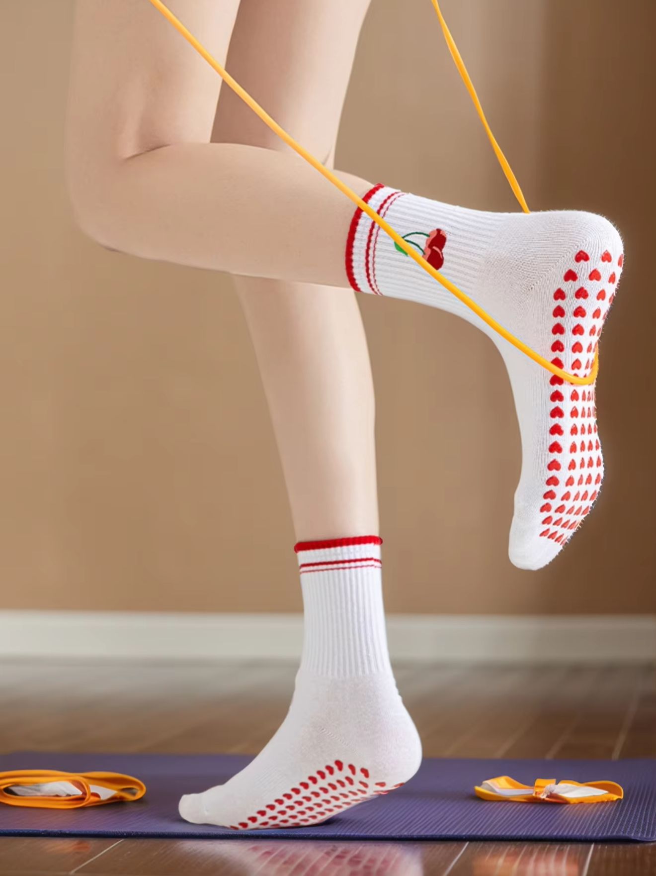 Fitness Yoga Pilates - 1 пара профессиональных носков для йоги,