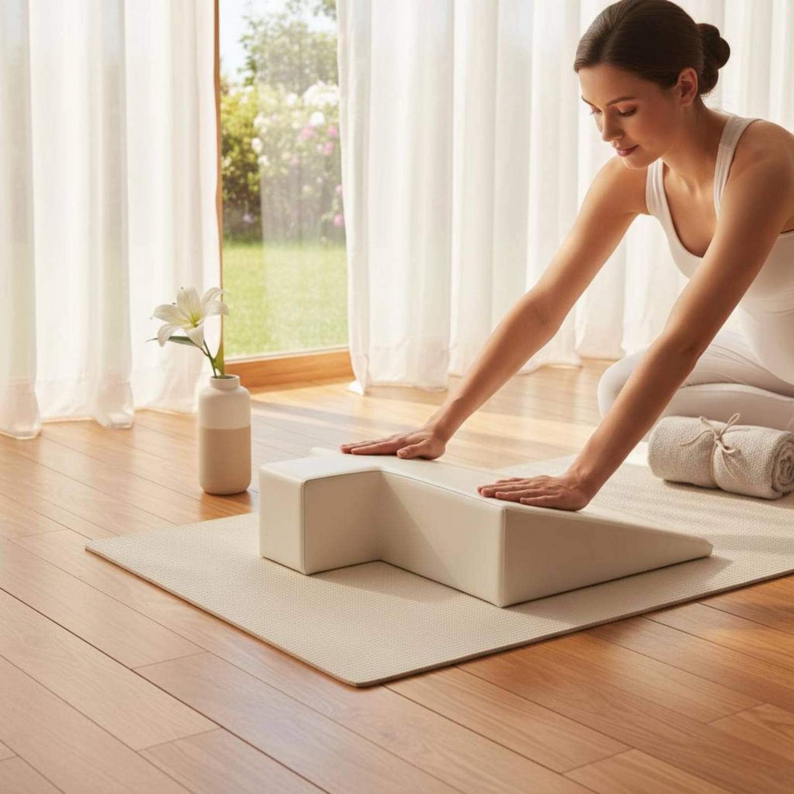 Профессиональный клиновой блок – обзор и цена Pilates Yoga Block