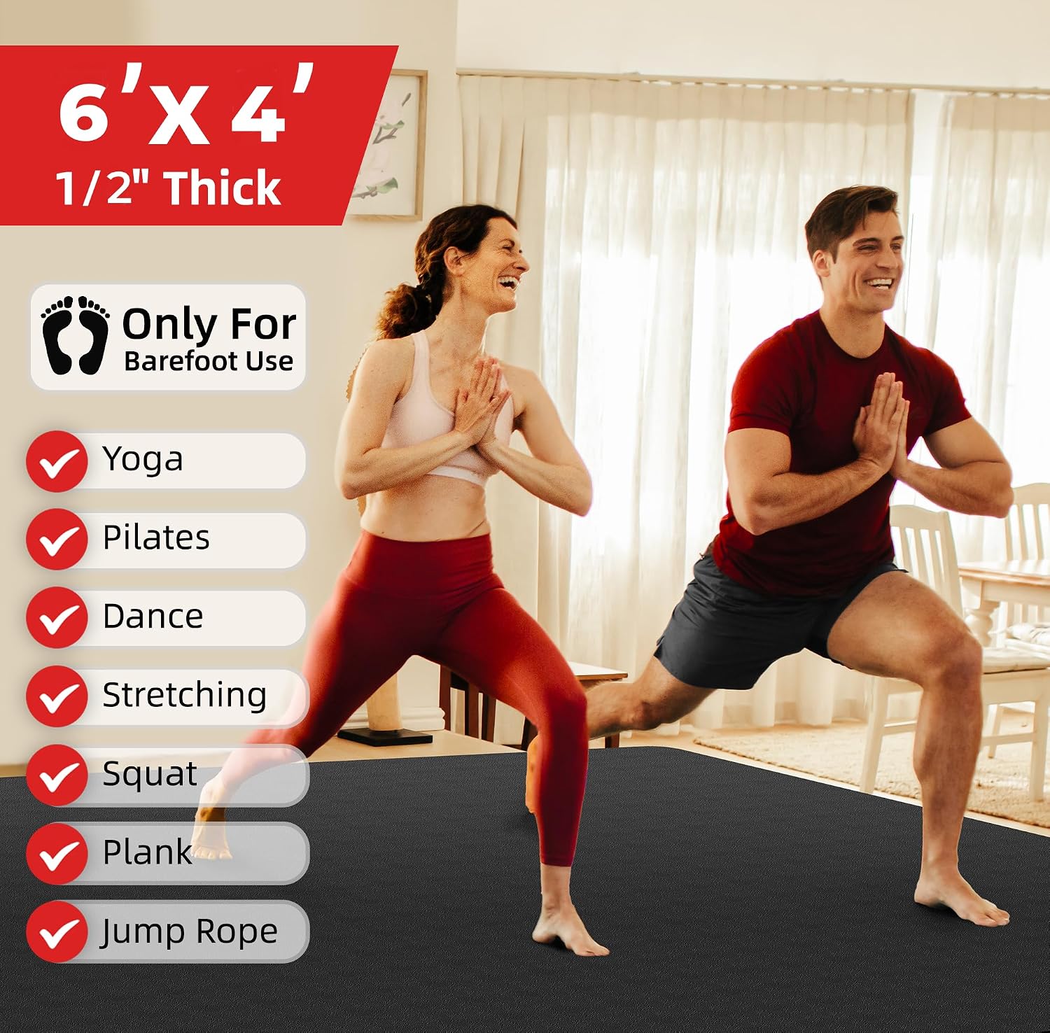 Очень большой коврик для йоги  – обзор и цена Pilates Yoga Or