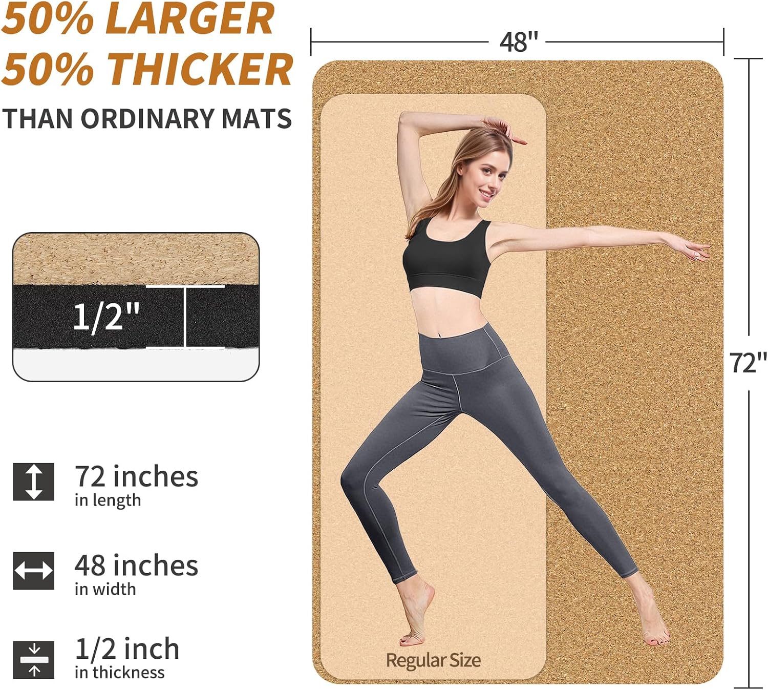 Очень большой коврик для йоги  – обзор и цена Pilates Yoga Or